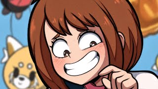 Uraraka x Midoriya  That was close  My Hero Academia Comic Dub┃MHA [upl. by Oirrad]