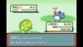 POKEMON EMERALD  LOMBRE  BESO AMOROSO  LOVELY KISS [upl. by Patnode]