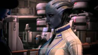 Mass Effect 3 Liara amp FemShep Romance 1 FemShep reunited with Liara w LotSB [upl. by Arnuad]