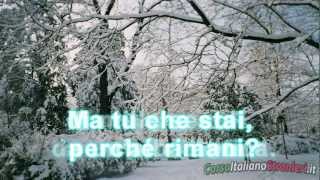 Fabrizio De André  Inverno Con Testo Lyrics HD [upl. by Barna854]