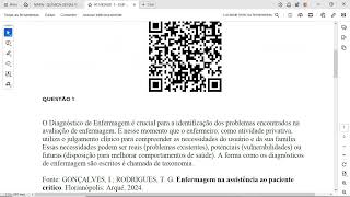 Indique 3 Diagnósticos de Enfermagem da taxonomia NANDA que podem ser utilizados para pacientes em [upl. by Elyn82]