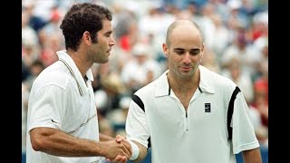 Pete Sampras vs Andre Agassi  Cincinnati 1999 Highlights [upl. by Adelia]