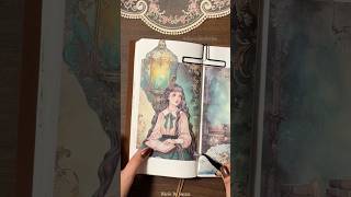 Emerald amp Turquoise 💚📚 asmr scrapbooking journaling creativejournaling scrapbookingideas [upl. by Dov335]