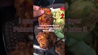 Air Fryer Pakora indianfood homecooking pakora desifood desifeed foodie cookingchannel food [upl. by Leatrice463]