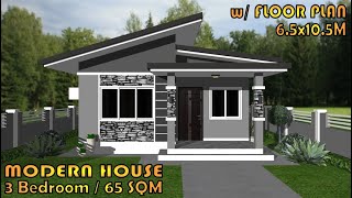 3 BEDROOM  MODERN HOUSE DESIGN IDEA  1 TampB  BUNGALOW HOUSE  SIMPLE HOUSE DESIGN [upl. by Veta]