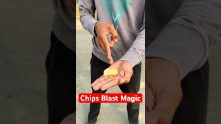 Rubber Band Chips Blast Magic Trick magic shorts [upl. by Boles471]