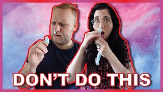 Pulling Cotton Candy Out Of Our Nose Creepypasta Experiment [upl. by Wood]