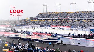 2022 NHL Heritage Classic at Tim Hortons Field  Branded Stadium Graphics [upl. by Malas967]