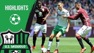 TorinoSassuolo 32  Highlights 201819 [upl. by Nonnad114]