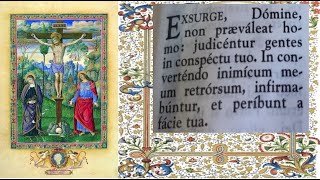 3rd Sunday of Lent Gradual chant Exsurge Domine [upl. by Hedges]