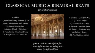 classical music playlist  binaural beats for shifting realities Estelle Method [upl. by Akenet]