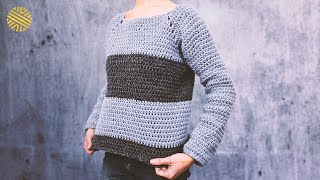 How to Crochet a FAST and SUPER EASY Sweater 👌 ✅ WONDERFUL Crochet Stitch for Beginners [upl. by Gagnon]