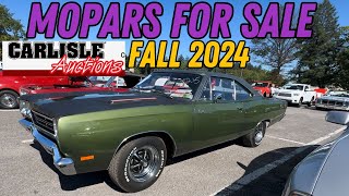 Mopars For Sale at the Fall Carlisle Auction 2024 Event [upl. by Odie]