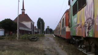 Tren Regiotrans Hunedoara  Simeria  Deva August 2012 [upl. by Nosnevets]