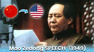 Mao Zedong AI Speech in English  Peoclamation of the PRC in 1949 AI Translated [upl. by Ardisi]