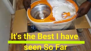 THE NEW MASTERTOP Spin Mop and Bucket with Wringer Set  Quick DIY Set Up [upl. by Eserahs935]