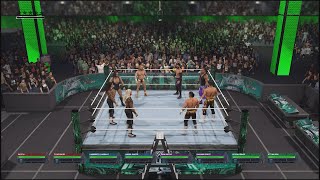 WWE 2K24  Eight Men tag Team Ladder Match  Undisputed tag team championship title  WrestleManiaXL [upl. by Gabriello]