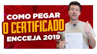 Como PEGAR o CERTIFICADO do Encceja 2019 [upl. by Pittman]