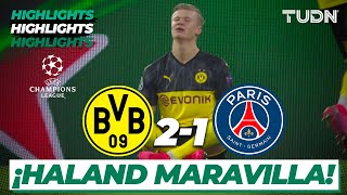 Highlights  Borussia Dort 2  1 PSG  Champions League  8vos Final  TUDN [upl. by Tnahs]