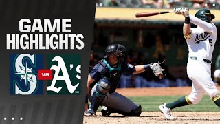 Mariners vs As Game Highlights 9524  MLB Highlights [upl. by Hercules]