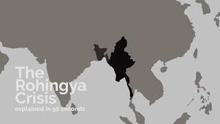 The Rohingya Crisis in 90 Seconds [upl. by Aseeral]