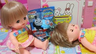 メルちゃん きかんしゃトーマス じゃんけんバスボール なかよしハウス ネネちゃん アニメ Baby Doll Thomas The Tank Engine amp Friends Bath ball [upl. by Inalaek]