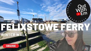 Felixstowe Ferry  a walk by the sea in stunning Suffolk [upl. by Seppala479]