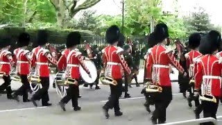 Massed Bands of the Guards Division Guard Mount from Horse Guards 2016 [upl. by Phenica207]