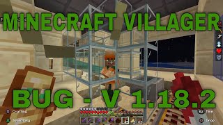 Minecraft Villager Bug  V1182 [upl. by Fasa478]