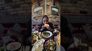 NYC girl devours Georgian food mukbang asmreating [upl. by Smaj]