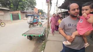 mawna bazar Gazipur walking tour  walking in Bangladesh  Tourbeck [upl. by Falconer15]