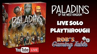 Paladins of the West Kingdom Solo Playthrough [upl. by Romine]