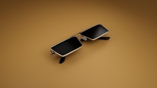 Sunglasses Product Packshot  Maya  3D Model by Swaroop Sawant [upl. by Sternberg581]