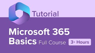 Microsoft 365 Basics Full Course Tutorial 3 Hours [upl. by Enamart]