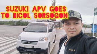 OUR 8 SEATER SUZUKI APV GOES TO SORSOGON BICOL NAPAKA RELIABLE why panoorin nyo po ito [upl. by Lener355]