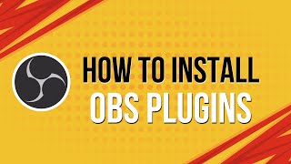 How to install OBS Plugins 2024 [upl. by Nere]