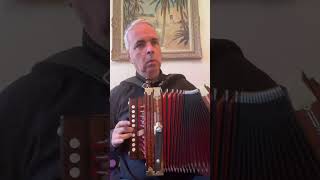 Le Reel de l’Hôtelier B 89 Cajun Accordion Martin lygeros music accordion ‪shorts learn [upl. by Imotih]