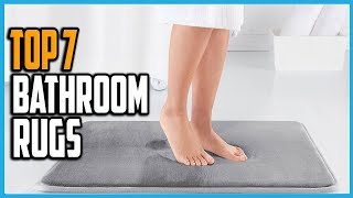 Top 7 Best Bathroom Rugs For Latest Bathroom [upl. by Einahpad699]