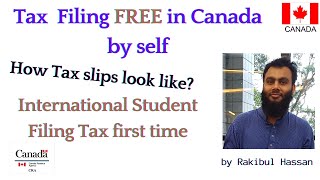 Tax filing in Canada FREE online First Time I International Student I WealthSimple Complete guide [upl. by Agate]