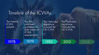 ICWA Education Module 2 Federal Law Regulations amp Nebraska State Statute [upl. by Stubstad738]