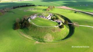 Wiltshires ancient hill forts  an aerial perspective [upl. by Alda]