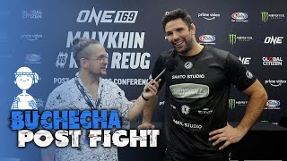 Buchecha interested in Reug Reug rematch  ONE 169 post fight [upl. by Attennek38]