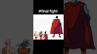 Saitama and Goku Superman VS Big Superman status edit🔥💀 guys last fight status 🔥💀 anime short [upl. by Tosch]