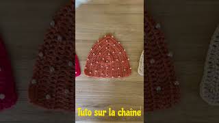 Réalise des bonnets avec perles pour top robe et maillot de bain au crochet crochet tuto [upl. by Aliekahs]