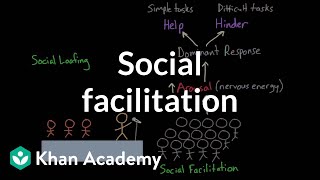 Social facilitation and social loafing  Behavior  MCAT  Khan Academy [upl. by Cook]