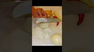 Satisfying Cutting onion 🧅🌈shorts asmr satisfying cutting trending [upl. by Einwahr]