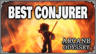 The BEST CONJURER BUILDSMAGICS IN 117  Arcane Odyssey [upl. by Llertnor]