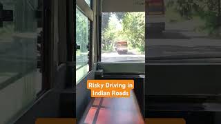 Risky Driving in Indian Roads its ok for India shortvideo rider [upl. by Nairdna]