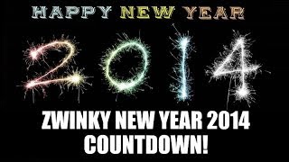 Zwinky  COUNTDOWN TO 2014  HAPPY NEW YEARS ZWINKY [upl. by Yahs734]