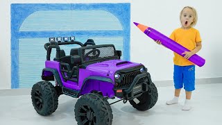 Chris turns painting into real toys [upl. by Ahsinrad437]